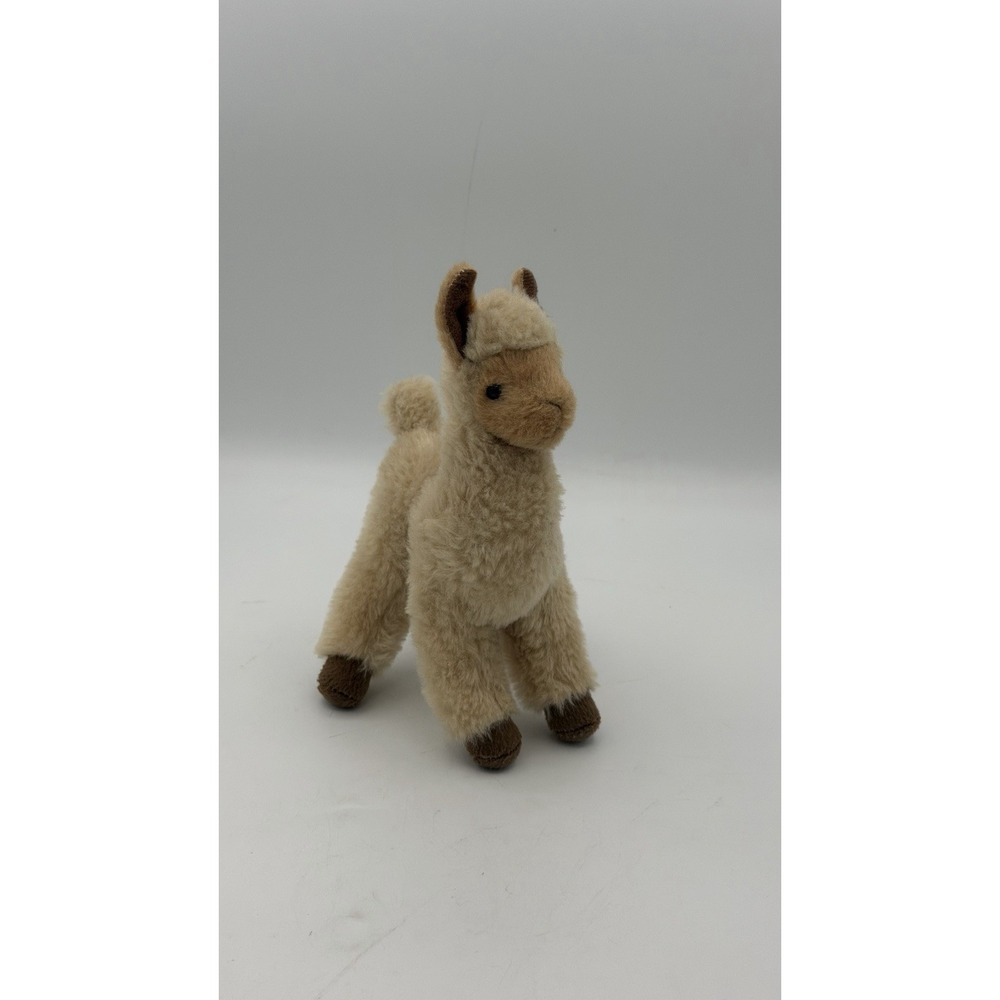 Douglas Golden Llama Alpaca 8 inch Plush Light Brown Tan Stuffed Animal Toy